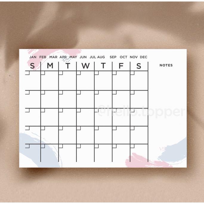 

Daily Planner Akrilik Pattern | Wall Planner Dinding| Schedule Board helloto99