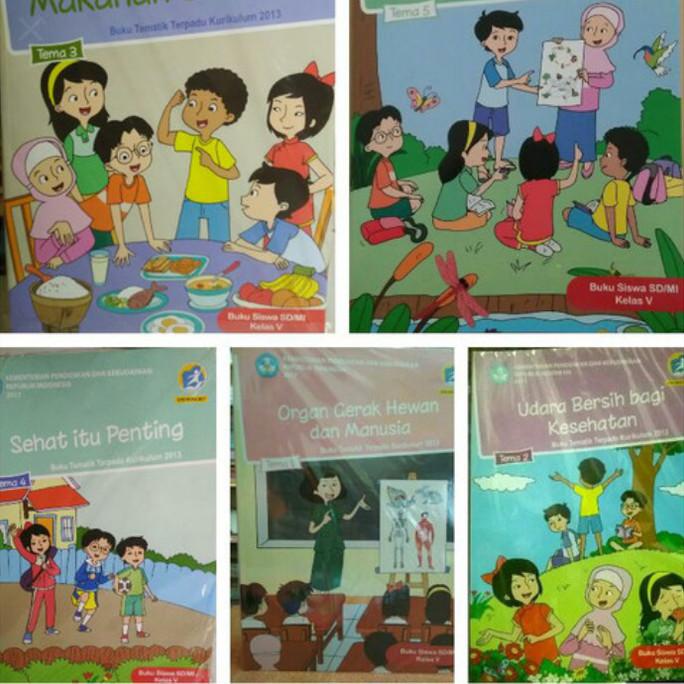 

BUKU PAKET TEMATIK KLS 5 TEMA 1,2,3,4,5 KURIKULUM 13 Star Seller Termurah