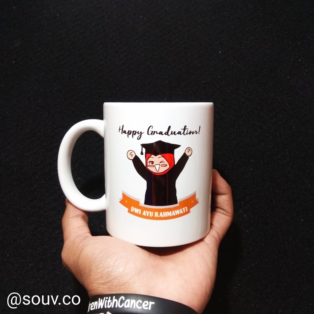Mug Wisuda custom animasi 1