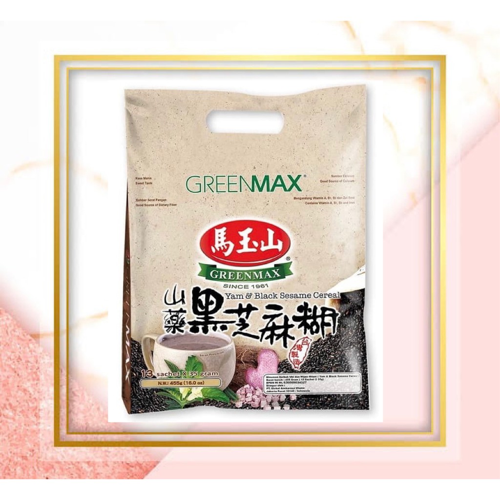 

Greenmax Yam And Black Sesame Cereal