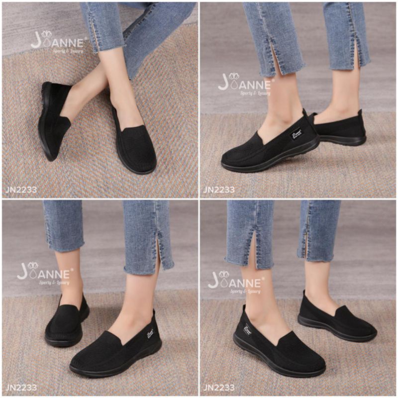 JOANNE Flyknit Flat Shoes Import JN2233 [ORIGINAL BRAND]