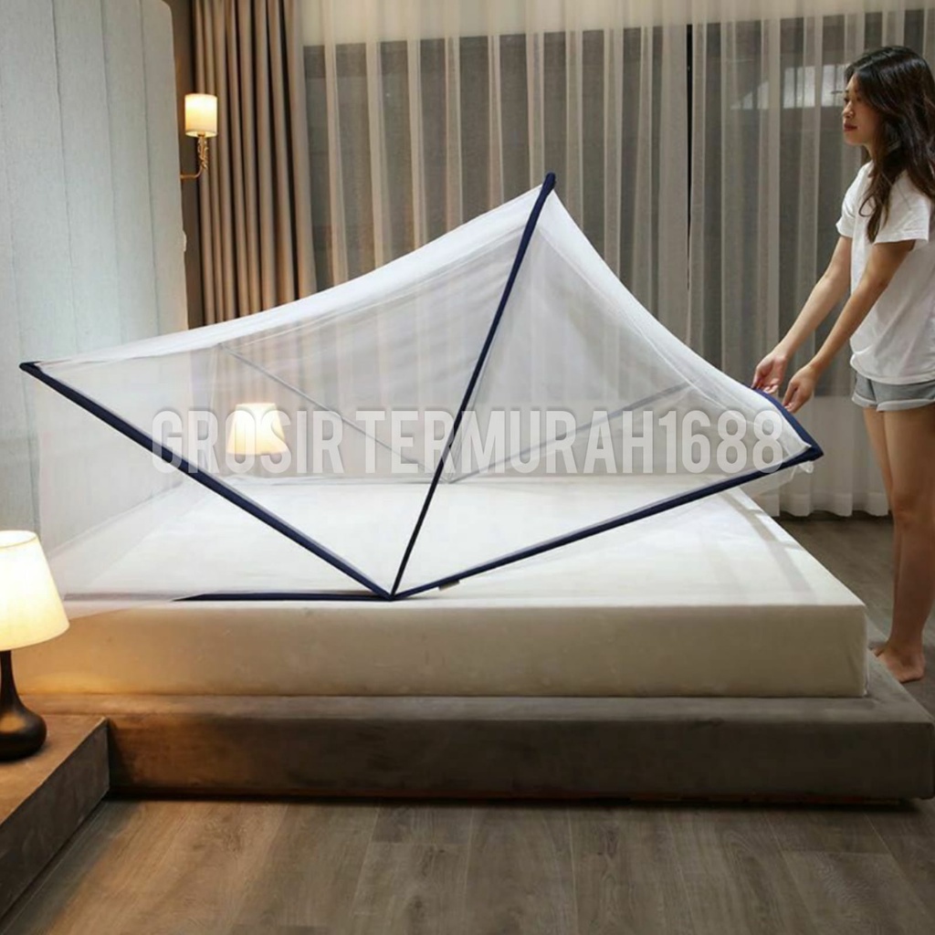 Kelambu Kotak lipat /Kelambu tidur anti nyamuk Mosquito Net Kelambu Lipat