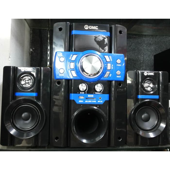 GMC 888S Multimedia Speaker Aktif 105WRMS Active Subwoofer System 2.1 - Putih