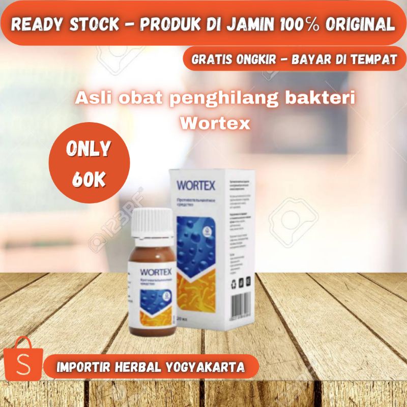 WORTEX asli obat bakteri wortex herbal bpom