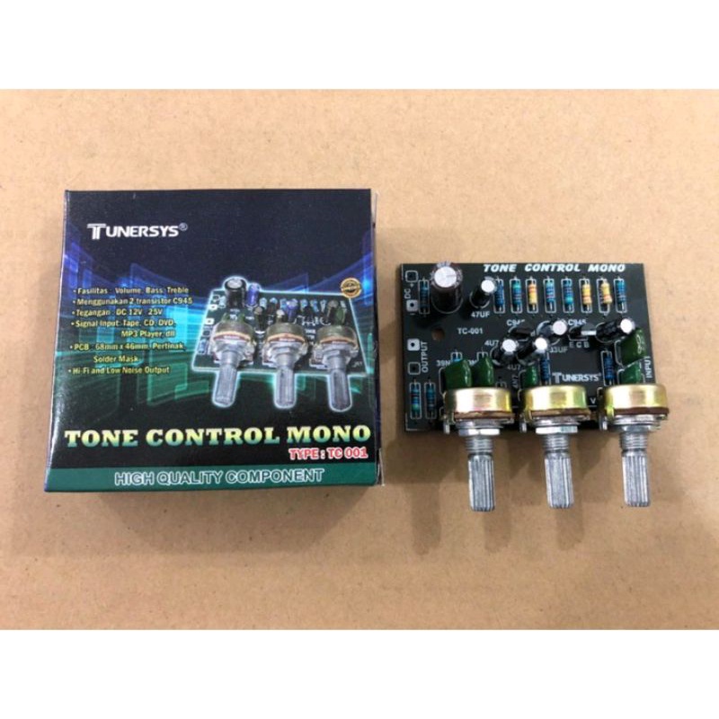 Tone control mono merk tunersys