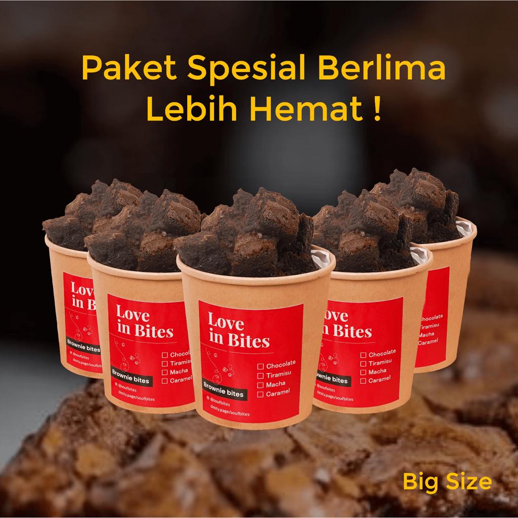 

Spesial BERLIMA Fudgy Brownies Bites Cup (Big Size - Lebih Hemat)