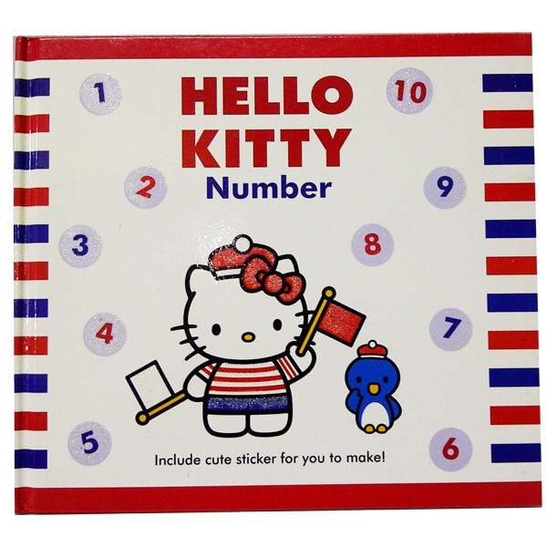 HELLO KITTY NUMBER BOOK / belajar angka import english education anak