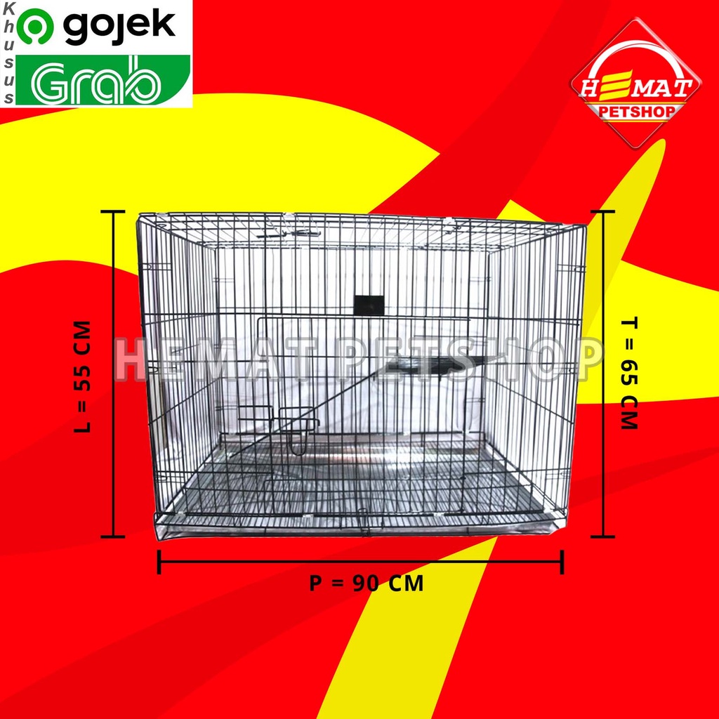 GOSEND KANDANG 04 LOKAL UKURAN 95CM KANDANG KUCING