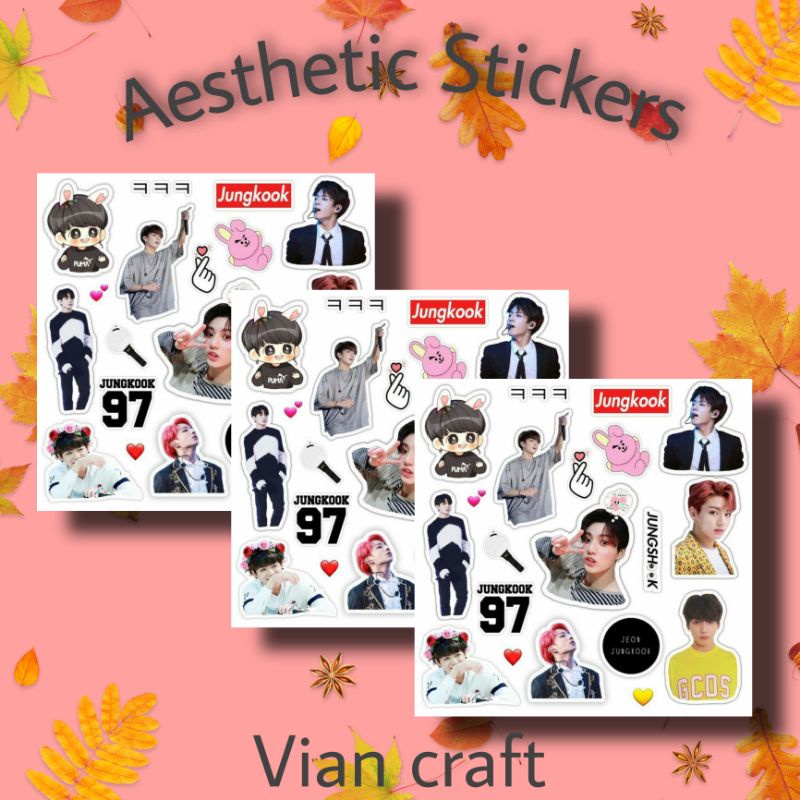 

Stiker BTS/Part 1 / Stiker Pack Aesthetic Stiker Hp Laptop / Stiker Pack Aesthetic Stiker Hp Laptop