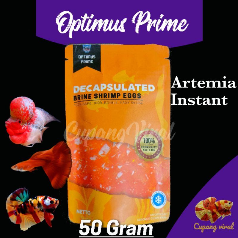 Artemia Decapsule 100% - Artemia Instant Tanpa Cangkang