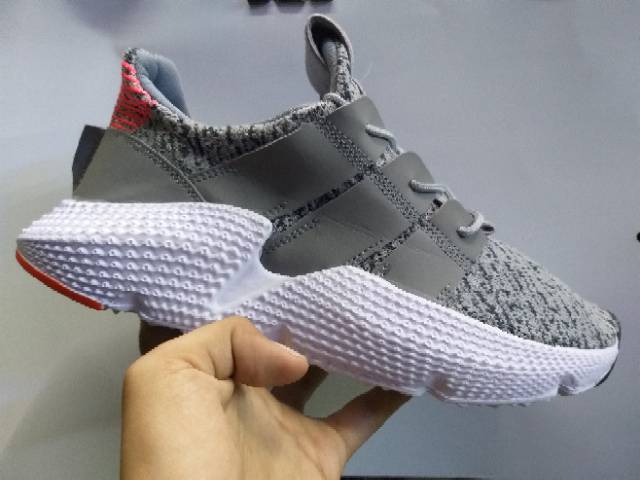 Sepatu Adidas Prophere Grey Sneakers Running Fitnes Senam Gym Olahraga Fitnes Kado Hadiah Wanita