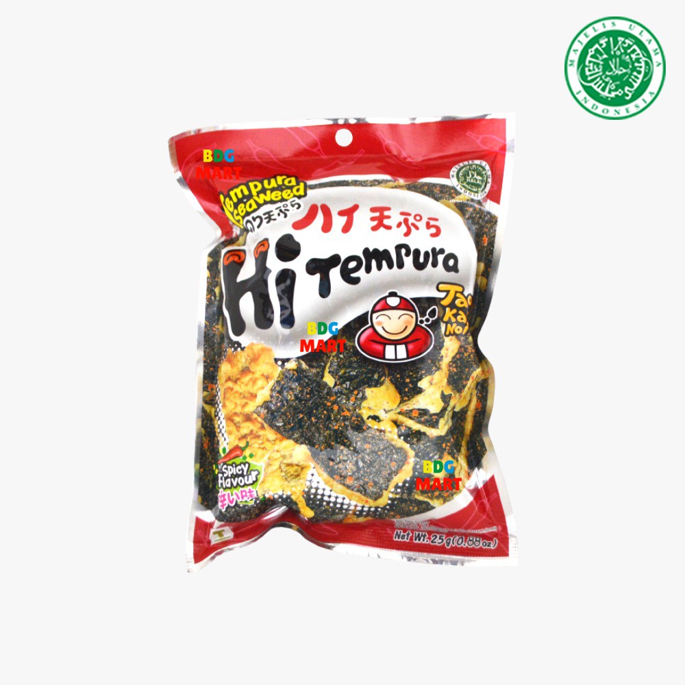 

Tao Kae Noi Tempura Seaweed Spicy Halal MUI - 25gr