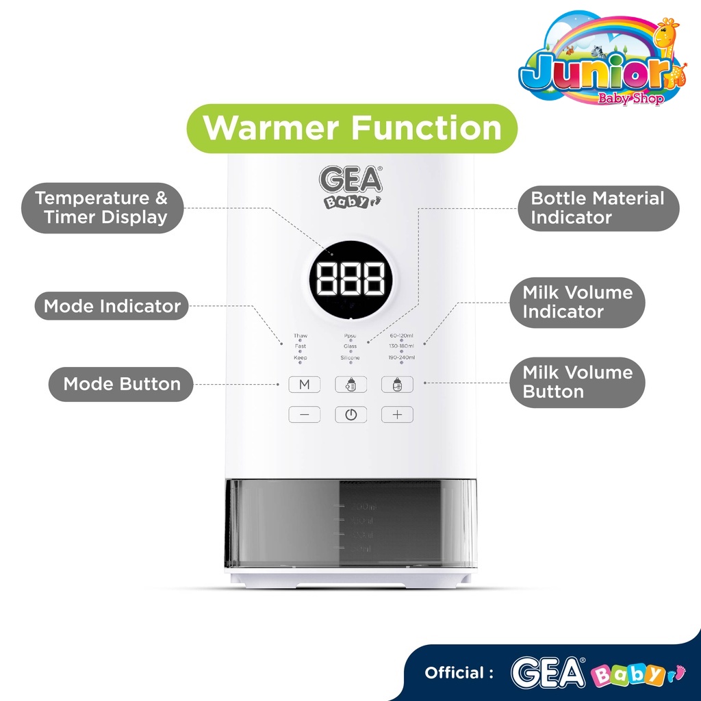 GEA Baby Smart Auto Bottle Warmer GW-200