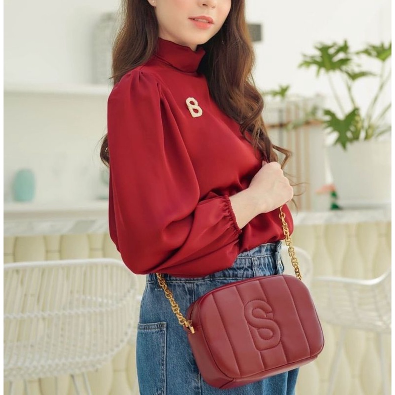 Buttonscraves Nena Bag Marone