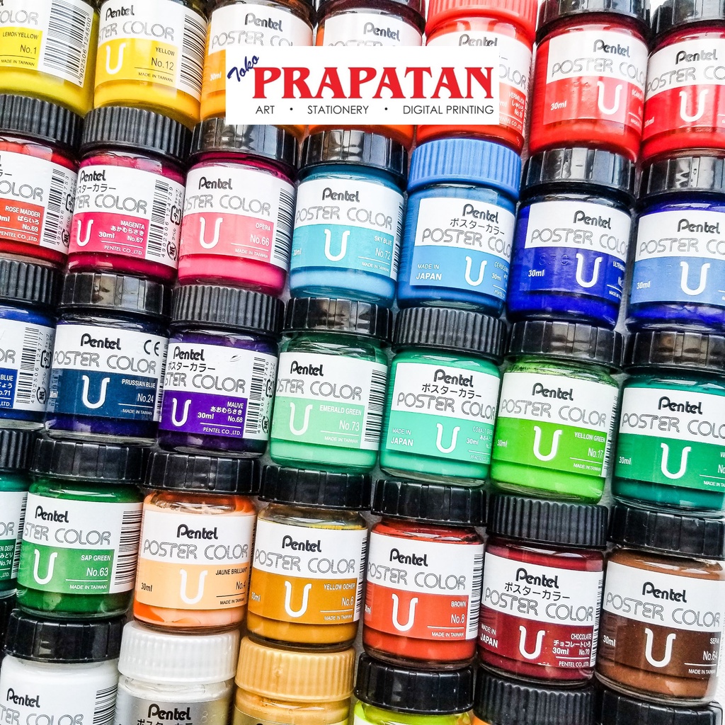 

HJK Pentel Poster Color 30ml Warna Fluorescent
