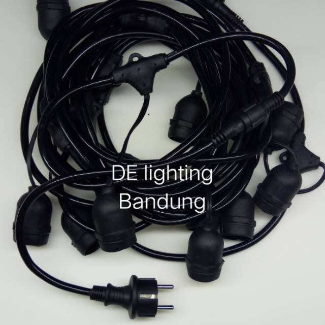 Jual Kabel Fitting Gantung Outdoor Meter Fitting Lampu Cafe Lampu Dekorasi Shopee