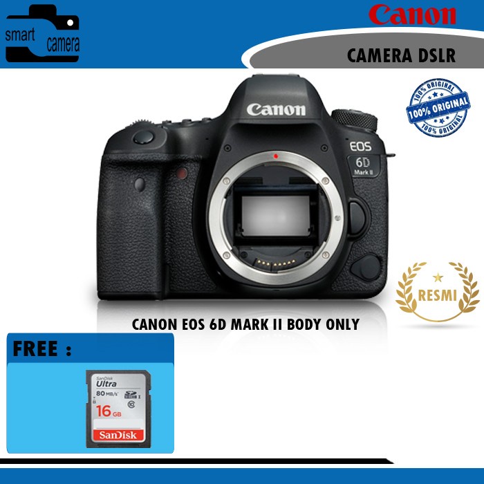 Canon Eos 6D Mark II Body Only