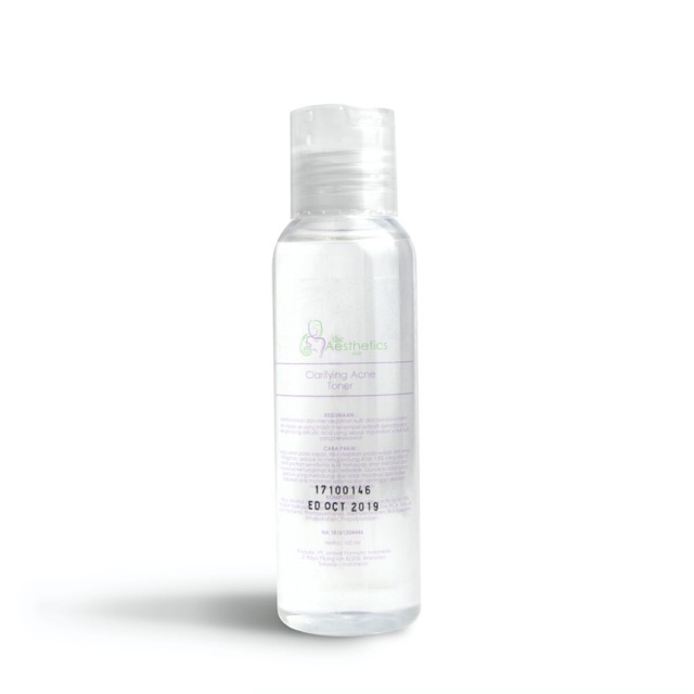 The aesthetics skin clarifying acne toner