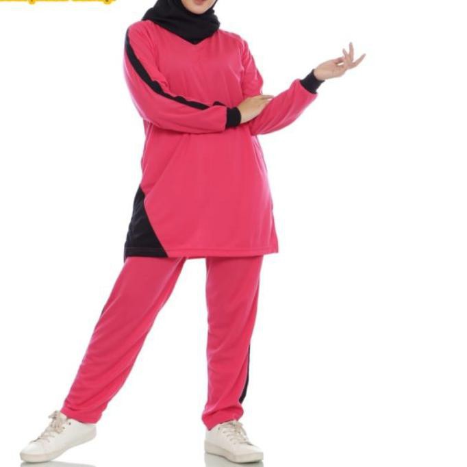◌ Setelan Olahraga Senam wanita model Tunik Muslim Terbaru ➯
