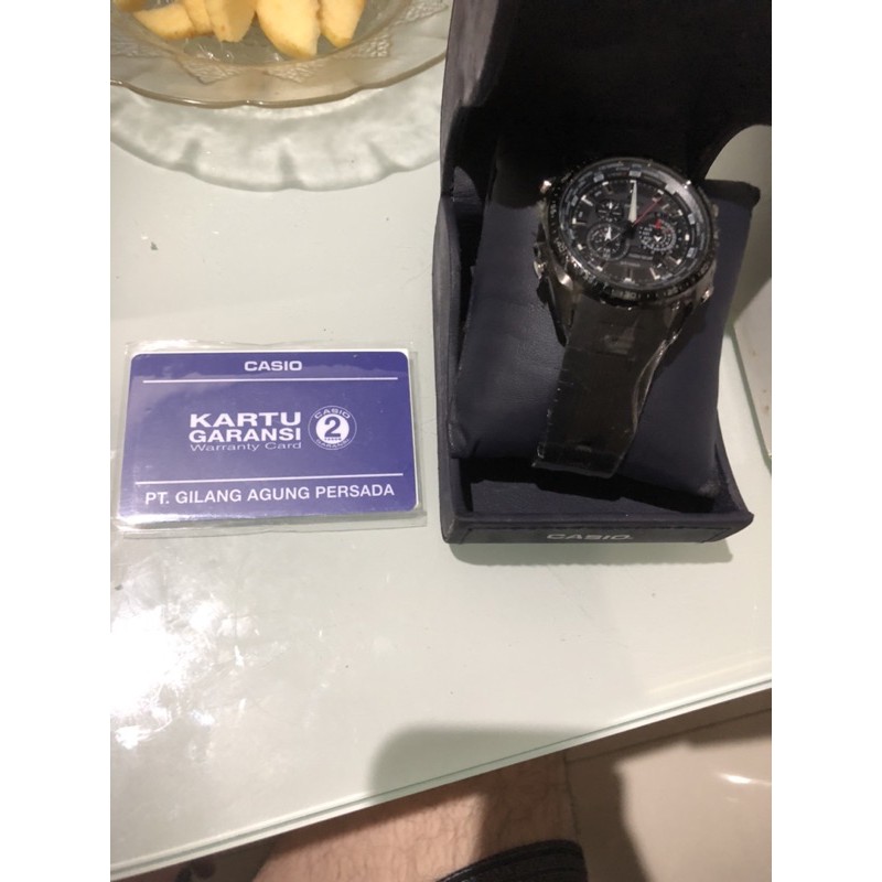 JAM TANGAN PRIA CASIO EDIFICE Eqs - 500 C 1a ORIGINAL GARANSI RESMI