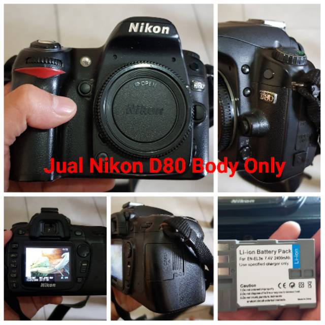 Jual Nikon D80 Body Only