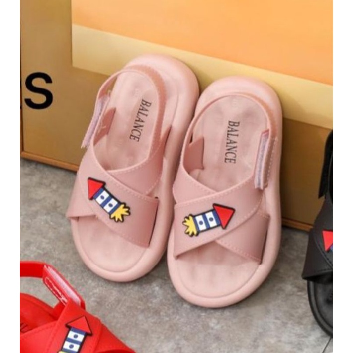 SANDAL TALI BELAKAN ANAK PEREMPUAN SELOP SILANG TERBARU SANDAL ANAK IMPORT TRENDY KEKINIAN NYAMAN