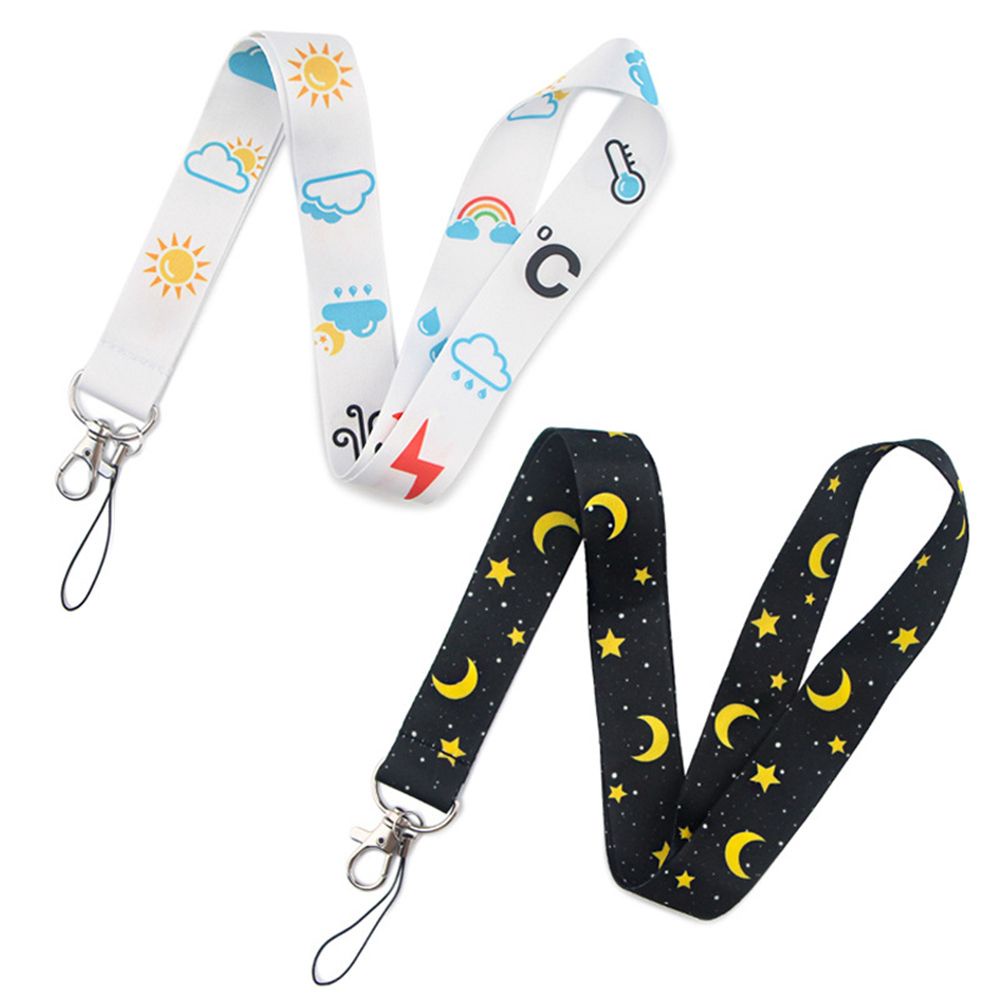 TOP Multi-function Mobile Phone Lanyards Card Badge Gym Key Chain Mobile Phone Straps ID Card Fashion Keychain Cartoon Neck Strap