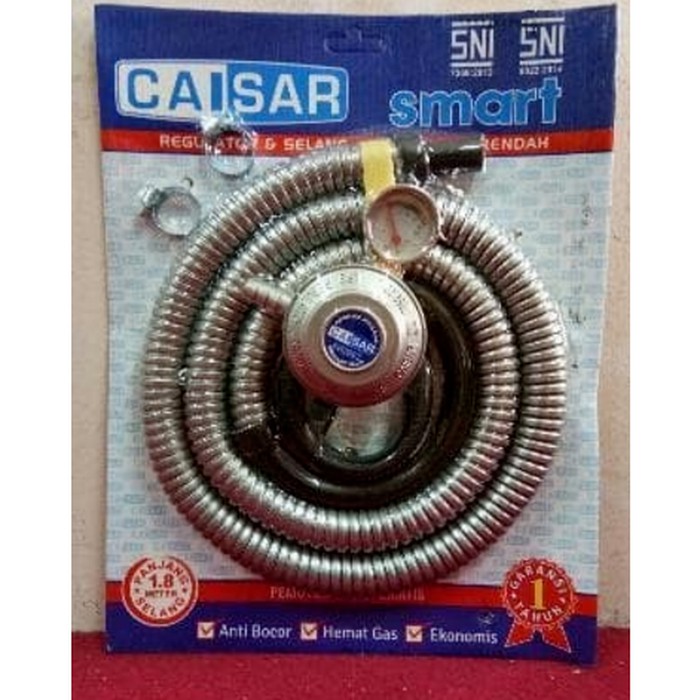 Kompor Progas 1 Tungku &amp; Selang Gas Paket Regulator Caisar