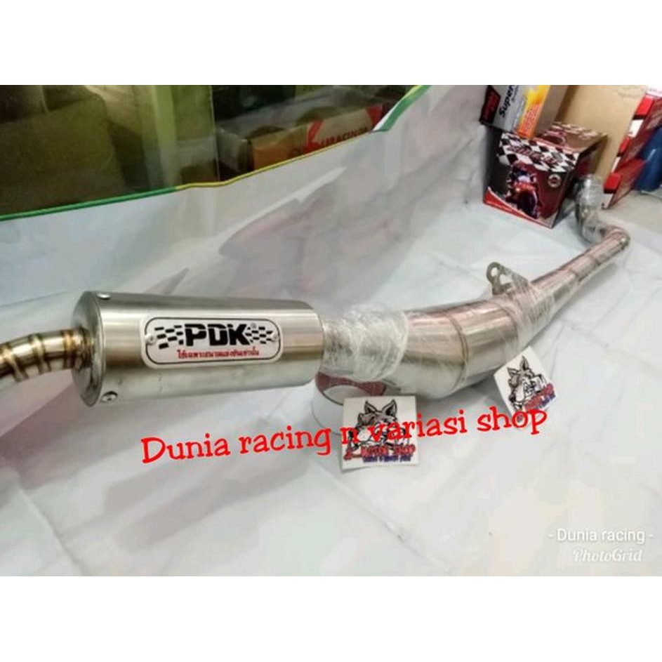 Knalpot Force 1-F1ZR merk PDK Stenlis perkakas