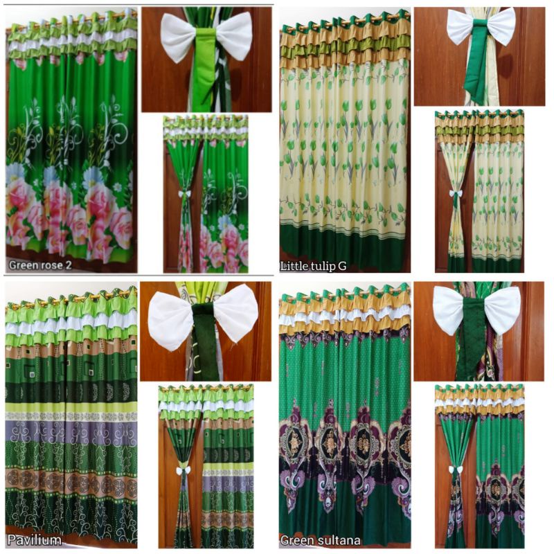 SH Gorden Rumbai Susun Smokring Homemade Gorden Poni Rumbai Mewah Murah Gorden Susun Pita Rample