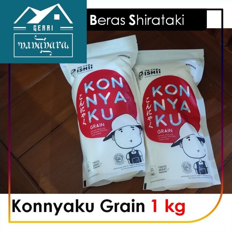 

Beras Shirataki/Konnyaku Grain