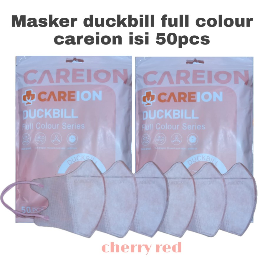 MAKSER DUCKBIL EMBOS FULL COLOUR 3PLY SERIES WARNA FACE MASK ISI 50