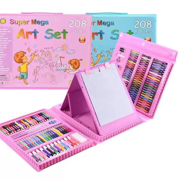 

<I-OLU) <☼) Crayon set / Crayon Mewarnai 208pcs & 150pcs Warna / Pensil Krayon Warna Alat Menggambar atau Mewarnai <langsung kirim)