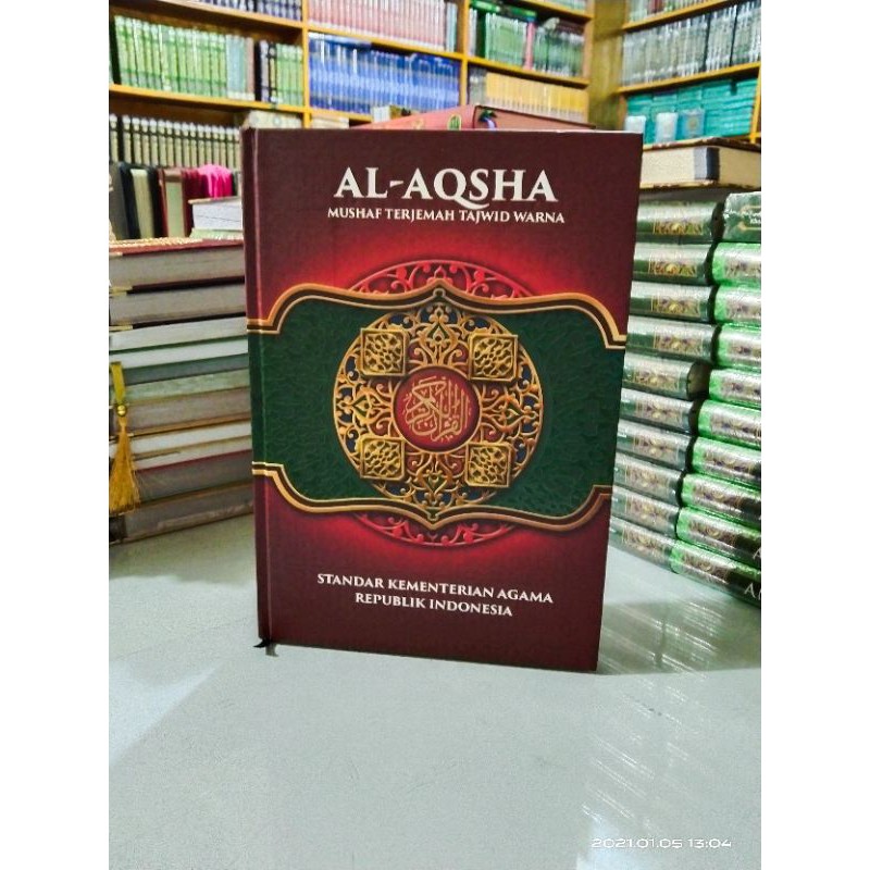 AL AQSHA B5 AL QURAN TERJEMAH TAJWID WARNA