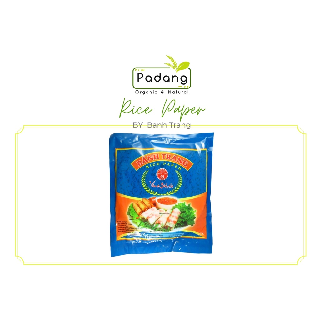 

Banh Trang - Rice Paper (Kulit Lumpia Vietnam 400gr)