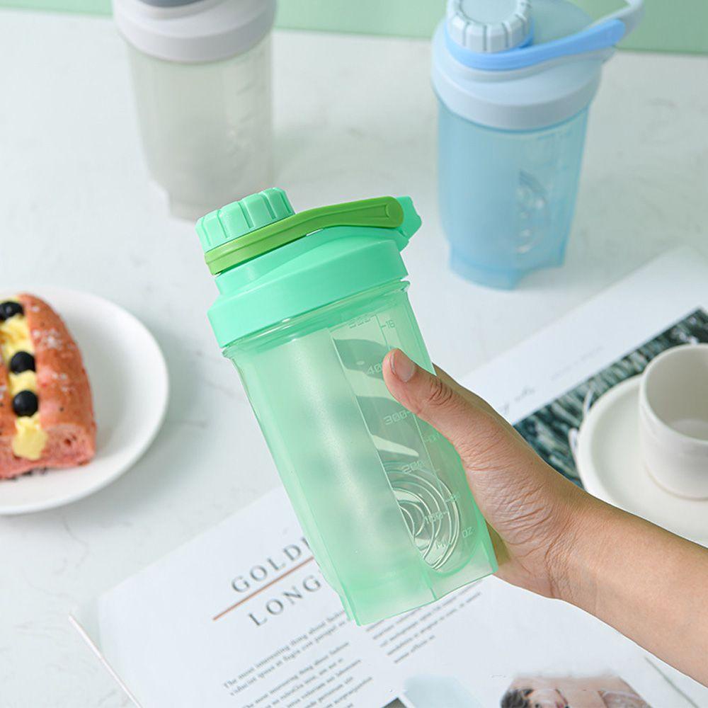 Solighter 500ml Nutrition Shaker Bottle Botol Minum Plastik Portable Outdoor