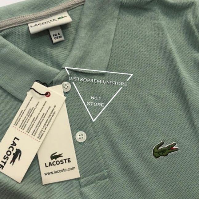 ♦ Kaos Lacoste Original -  - Atasan Pria - Baju Pria - Kaos Pria - Kaos Kerah Pria Original Asli - K