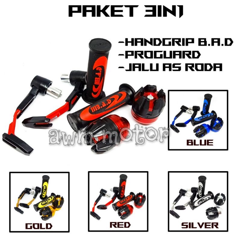 Proguard Jalu stang motor jalu as motor hand grip bad Nike - satu paket