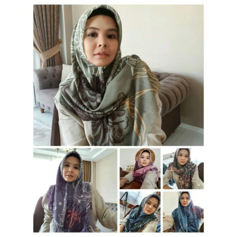 Hijab Segiempat Turkey Elif Defne