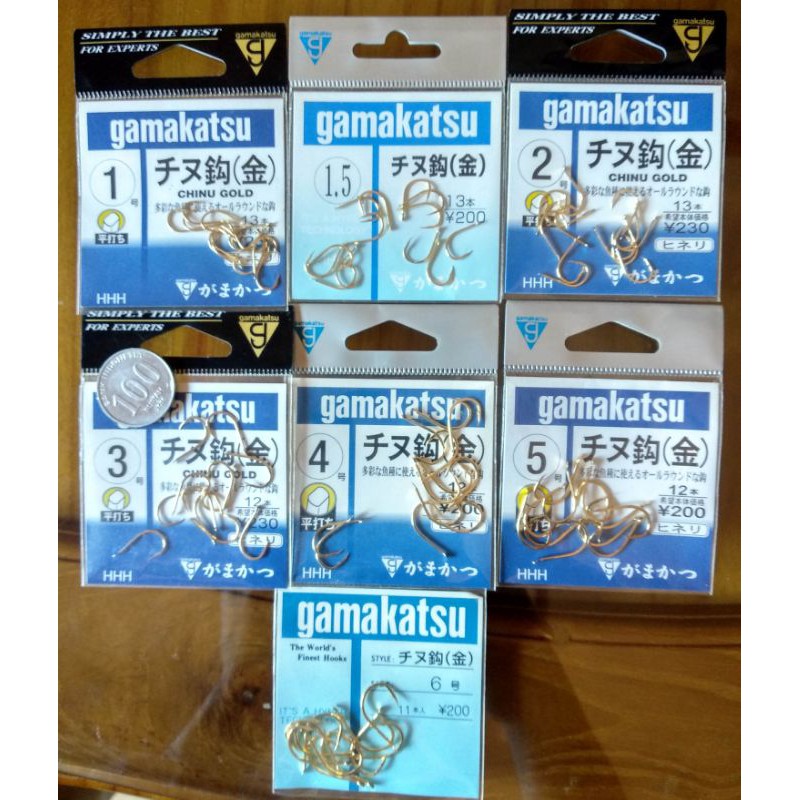 Kail Pancing Gamakatsu Chinu Gold