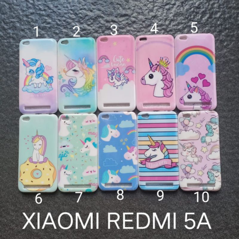 Case gambar Xiaomi Redmi 5A motif cewek ( 5 motif ) soft softcase softshell silikon cover casing kesing housing