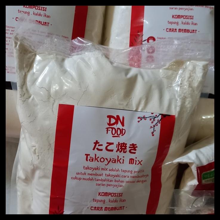 

TERBARUU!! tepung takoyaki halal dnfood kemasan 2500gr PROMO