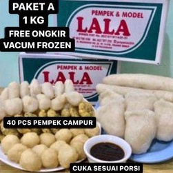 [ GRATIS ONGKIR ] Isi 40 Pcs Pempek Lala 26 Ilir Palembang [ VACUM FROZEN ] 1 KG