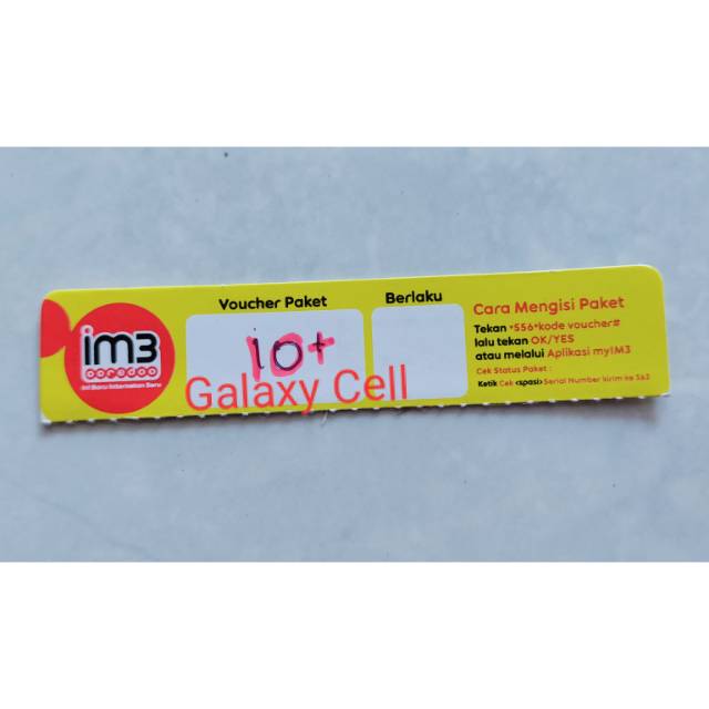 Voucher Indosat Unlimited 10GB