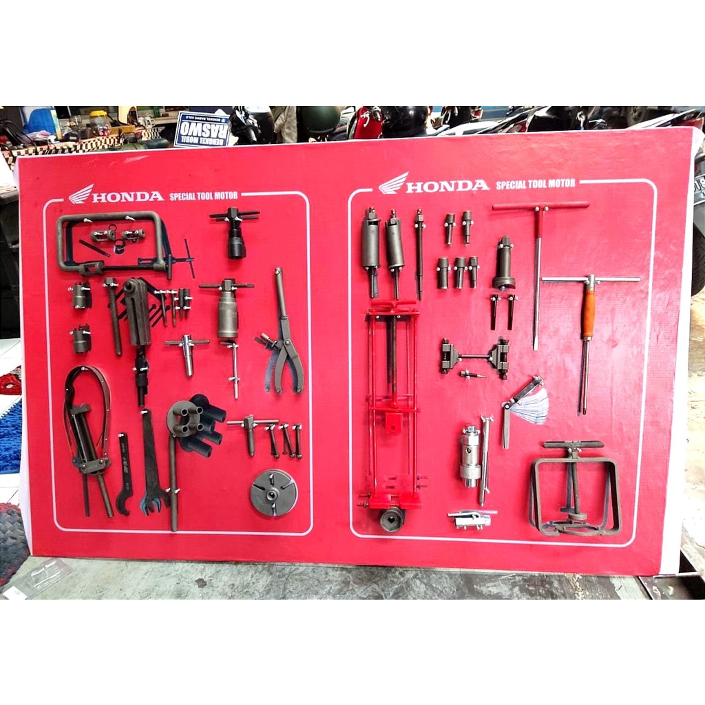 Special Tool Motorcycle Set Honda - Wall Rack