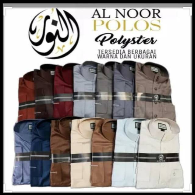 Jubah Al noor original polos