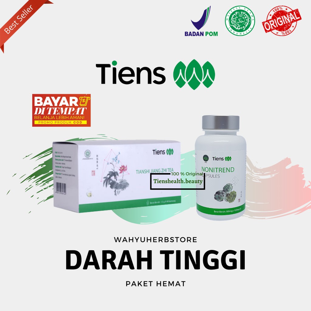 

Obat Darah Tinggi Tiens Tianshi Nonitrend dan Jiang Zhi Tea