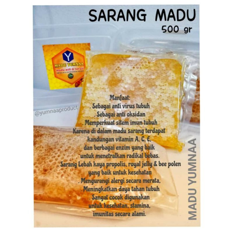 

Sarang Madu Asli Madu Yumna