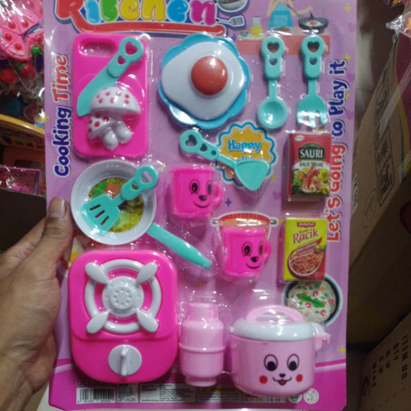 AJ MAINAN MASAKAN HALO DAPUR / KITCHEN SET HALLO DAPUR