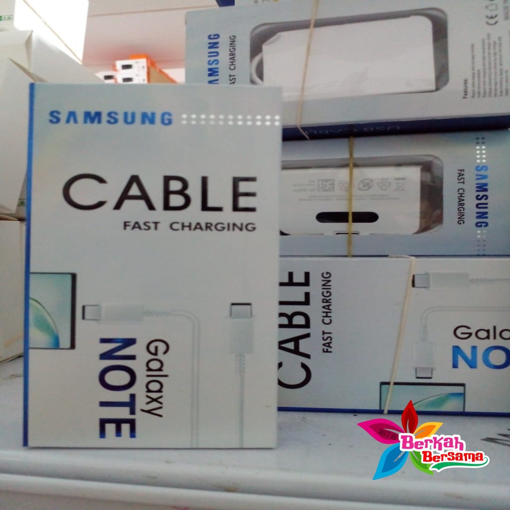 BM043 Kabel cable data Samsung note10 A70s a80 note20 s20 s21 original tipe c To tipeC FastCharging BB5825
